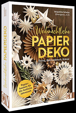 Fester Einband Weihnachtliche Papierdeko von Jacqueline Schulze