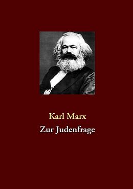 Kartonierter Einband Zur Judenfrage von Karl Marx