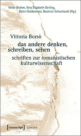 E-Book (pdf) das andere denken, schreiben, sehen von Vittoria Borsò