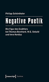 E-Book (pdf) Negative Poetik von Philipp Schönthaler