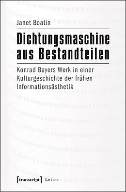 E-Book (pdf) Dichtungsmaschine aus Bestandteilen von Janet Boatin