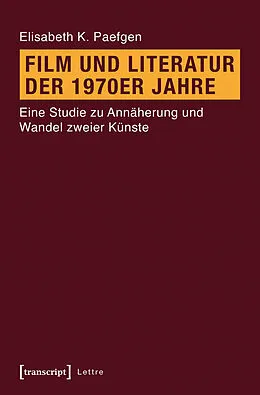 E-Book (pdf) Film und Literatur der 1970er Jahre von Elisabeth K. Paefgen