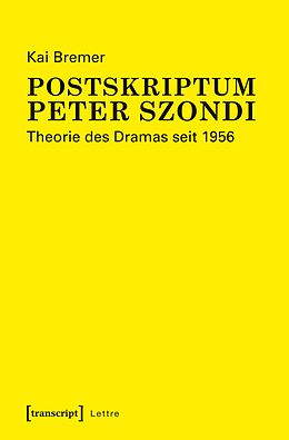 E-Book (pdf) Postskriptum Peter Szondi von Kai Bremer