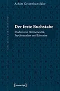 E-Book (pdf) Der feste Buchstabe von Achim Geisenhanslüke