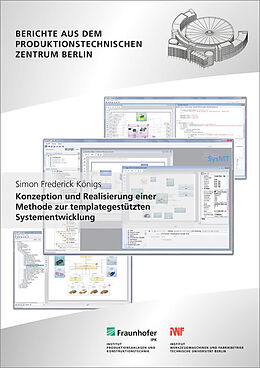 Kartonierter Einband Konzeption und Realisierung einer Methode zur templategestützten Systementwicklung von Simon Frederick Königs