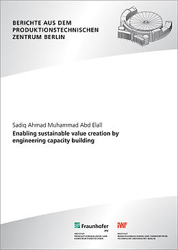 Couverture cartonnée Enabling sustainable value creation by engineering capacity building. de Sadiq Ahmad Muhammad, Abd Elall