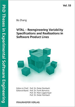 Kartonierter Einband VITAL - Reengineering Variability Specifications and Realizations in Software Product Lines. von Bo Zhang