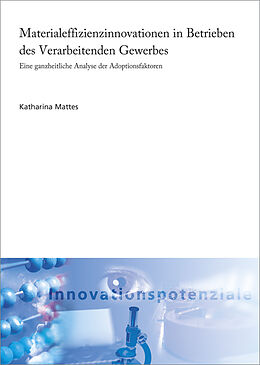 Kartonierter Einband Materialeffizienzinnovationen in Betrieben des Verarbeitenden Gewerbes von Katharina Mattes