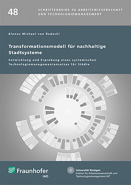 Kartonierter Einband Transformationsmodell für nachhaltige Stadtsysteme von Alanus von Radecki