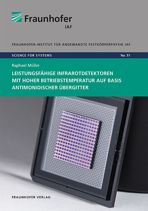 Leistungsfähige Infrarotdetektoren mit hoher Betriebstemperatur auf Basis antimonidischer Übergitter