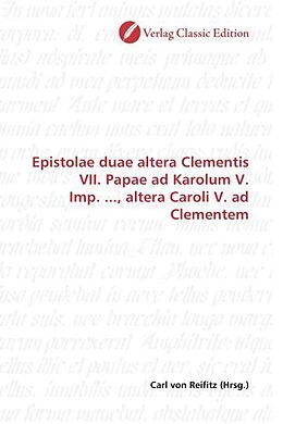 Kartonierter Einband Epistolae duae altera Clementis VII. Papae ad Karolum V. Imp. ..., altera Caroli V. ad Clementem von 