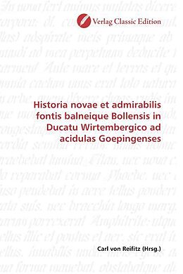 Kartonierter Einband Historia novae et admirabilis fontis balneique Bollensis in Ducatu Wirtembergico ad acidulas Goepingenses von 