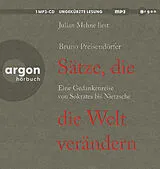 Audio CD (CD/SACD) Sätze, die die Welt verändern von Bruno Preisendörfer