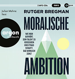 Audio CD (CD/SACD) Moralische Ambition von Rutger Bregman