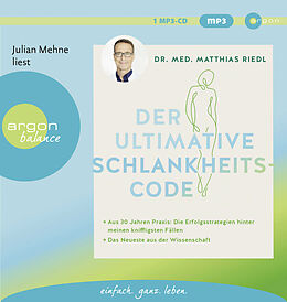 Audio CD (CD/SACD) Der ultimative Schlankheitscode von Matthias Riedl