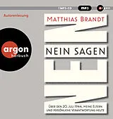 Audio CD (CD/SACD) Nein sagen von Matthias Brandt