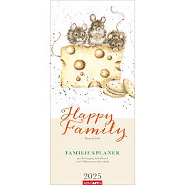 Kalender Happy Family Familienplaner 2025 von Hannah Dale