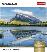 Kalender Kanada Sehnsuchtskalender 2024. Fernweh in einem Foto-Kalender zum Aufstellen. Die schönsten Landschaften Kanadas als Postkarten in einem Tischkalender. Auch zum Aufhängen von Christian Heeb