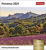 Kalender Provence Sehnsuchtskalender 2024. Foto-Kalender zum Aufstellen, mit 53 Postkarten zum Sammeln und verschicken. Dekorativer Tischkalender 2024. Auch zum Aufhängen von Norbert Kustos