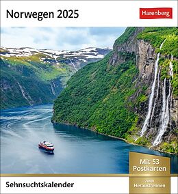 Kalender Norwegen Sehnsuchtskalender 2025 - Wochenkalender mit 53 Postkarten von Thomas Härtrich
