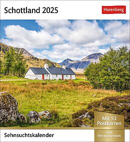 Kalender Schottland Sehnsuchtskalender 2025 - Wochenkalender mit 53 Postkarten von Patrick Frischknecht
