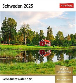 Kalender Schweden Sehnsuchtskalender 2025 - Wochenkalender mit 53 Postkarten von Torbjörn Skogedal