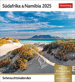 Kalender Südafrika &amp; Namibia Sehnsuchtskalender 2025 - Wochenkalender mit 53 Postkarten von Siegfried Layda