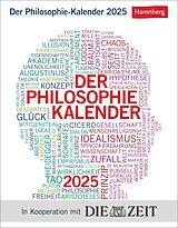 Kalender Der Philosophie-Kalender Tagesabreißkalender 2025 von Markus Hattstein, Barbara Brüning, Helmut Engels