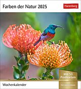 Kalender Farben der Natur Postkartenkalender 2025 - Wochenkalender mit 53 Postkarten von 
