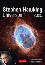 Kalender Stephen Hawking - Universum Wochenplaner 2025 - 53 faszinierende Bilder und Zitate von Stephen Hawking