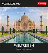 Kalender Weltreisen Postkartenkalender 2025 - Kalender mit 53 Postkarten von 