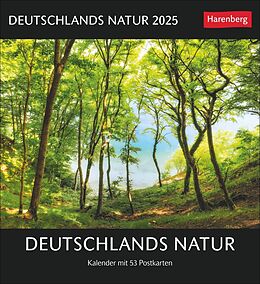 Kalender Deutschlands Natur Postkartenkalender 2025 - Kalender mit 53 Postkarten von 