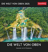 Kalender Die Welt von oben Postkartenkalender 2025 - Kalender mit 53 Postkarten von 