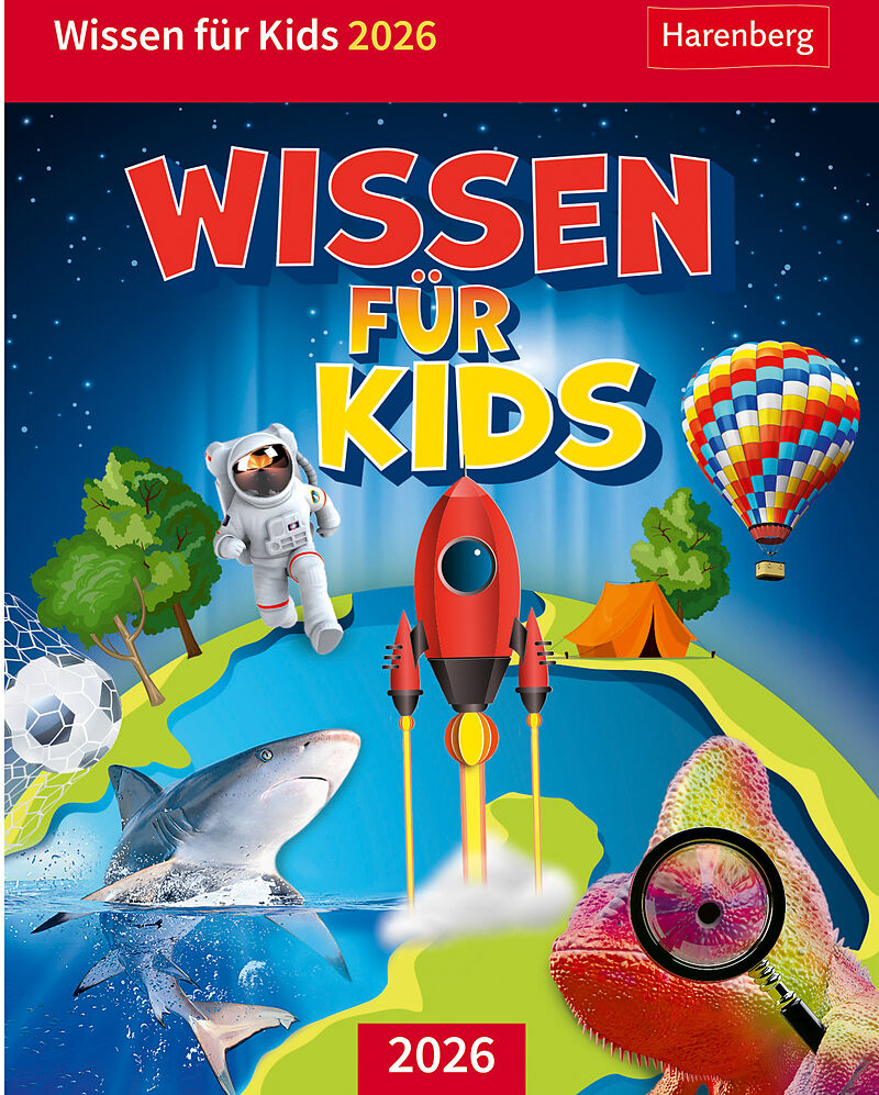 Wissen für Kids Tagesabreißkalender 2026
