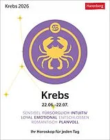 Kalender Krebs Sternzeichenkalender 2026 - Tagesabreißkalender - Ihr Horoskop für jeden Tag von Robert Satorius