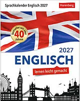 Kalender Englisch Sprachkalender 2027 - Englisch lernen leicht gemacht - Tagesabreißkalender von Beate Gorman, Stephen Gorman