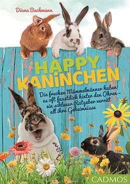 Kartonierter Einband Happy Kaninchen von Diana Bachmann