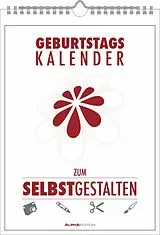 Spiralbindung Geburtstagskalender zum Selbstgestalten von 