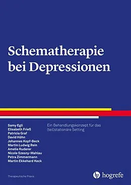 E-Book (pdf) Schematherapie bei Depressionen von Samy Egli, Elisabeth Frieß, Patricia Graf