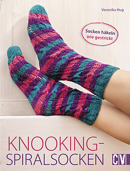 Paperback Knooking-Spiralsocken von Veronika Hug