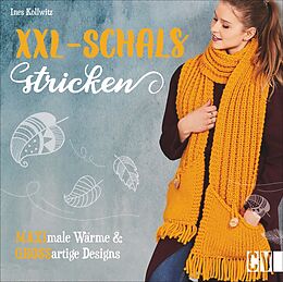 Kartonierter Einband XXL-Schals stricken von Ines Kollwitz