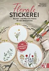 Fester Einband Florale Stickerei von Christiane Mika-Lahme