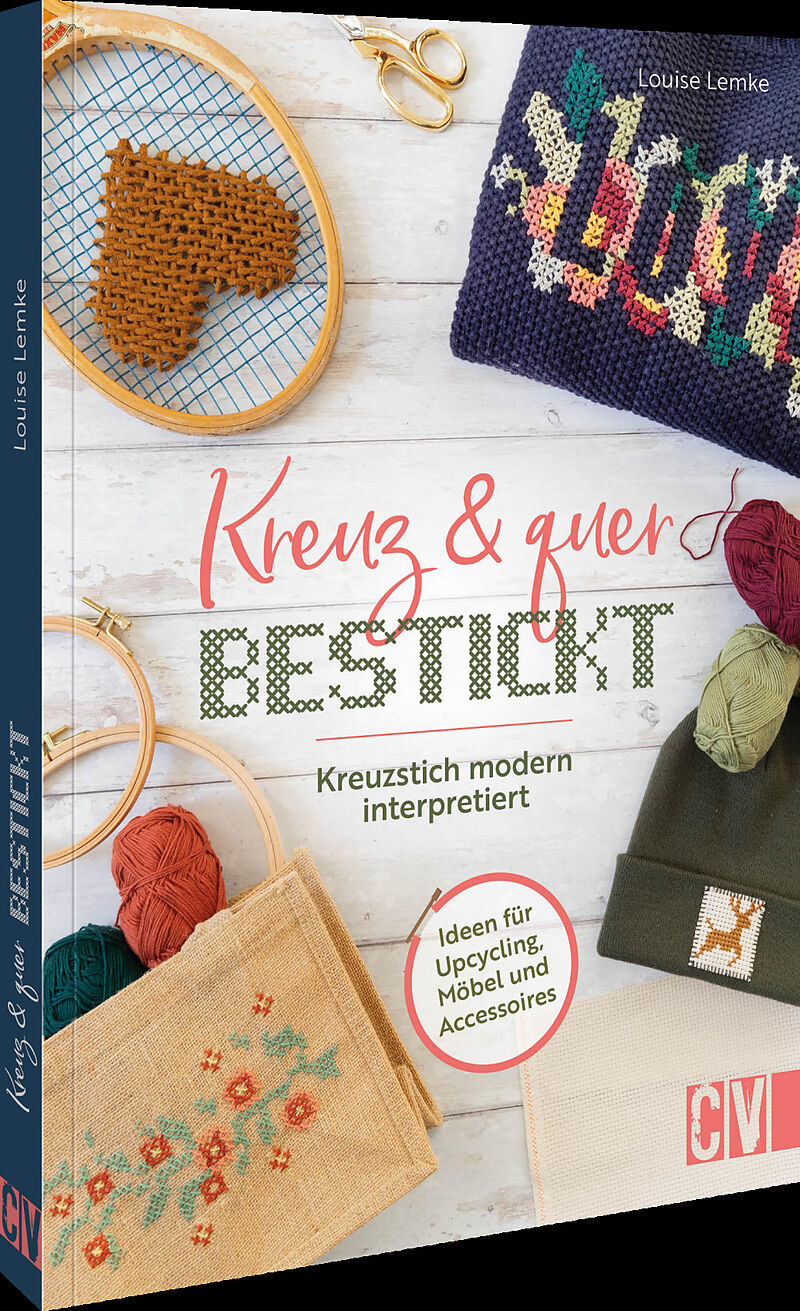 Kreuz und quer bestickt