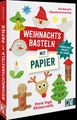 Kartonierter Einband Weihnachtsbasteln mit Papier von Gina Reinhardt