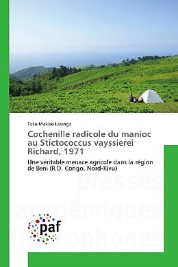 Couverture cartonnée Cochenille radicole du manioc au Stictococcus vayssierei Richard, 1971 de Toto Makiso Lwanga