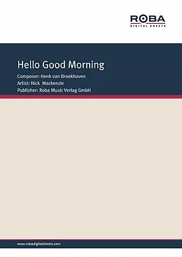 E-Book (epub) Hello Good Morning von Henk van Broekhoven