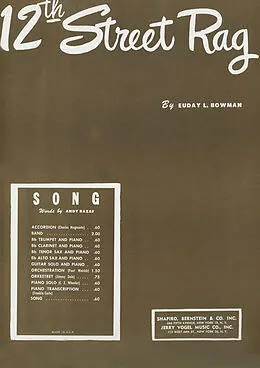 E-Book (pdf) 12th Street Rag von Euday L. Bowman, Andy Razaf