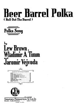 E-Book (pdf) Beer Barrel Polka von Lew Brown, Jaromir Vejvoda, Waldimir A.Timm