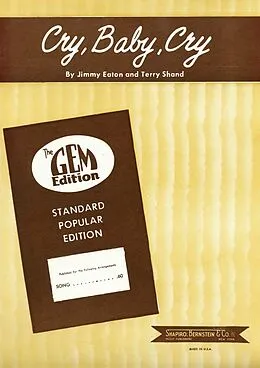 E-Book (epub) Cry, Baby, Cry von Jimmy Eaton, Terry Chand