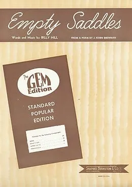 E-Book (epub) Empty Saddles von Billy Hill